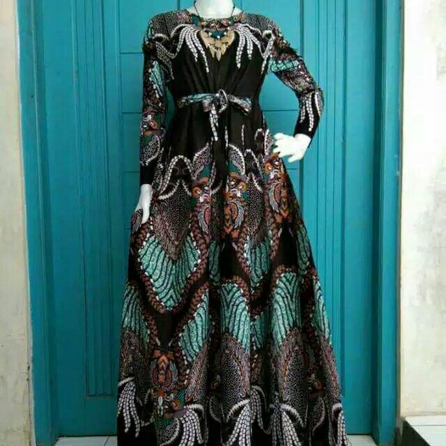Gamis Batik Motif Terbaru