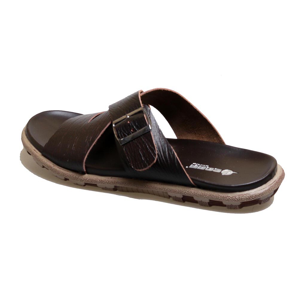 Sandal Pria Bahan Kulit Asli BM-05 Sendal Kerja &amp; Main Santai Type Selop