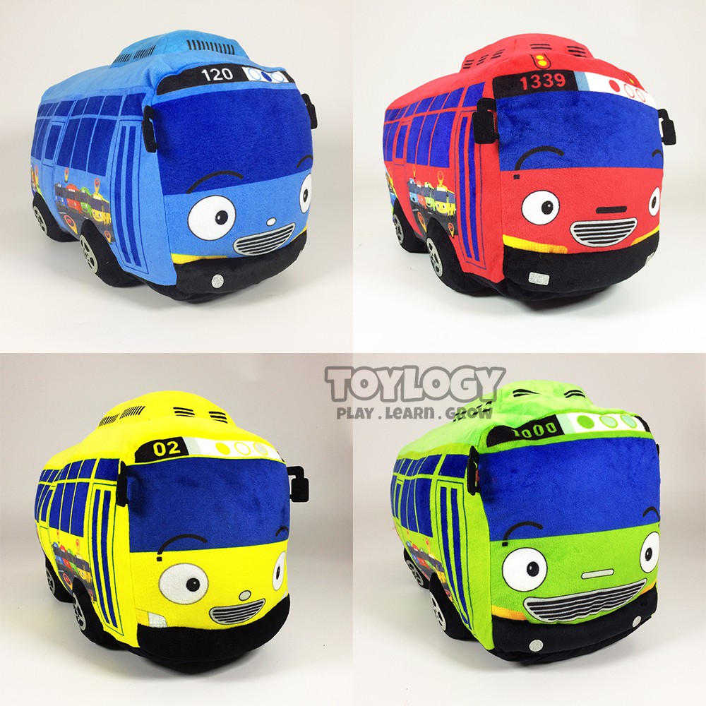 PROMO 1 KG BISA ISI 4 PCS Boneka Little Bus TAYO Bahan Velboa