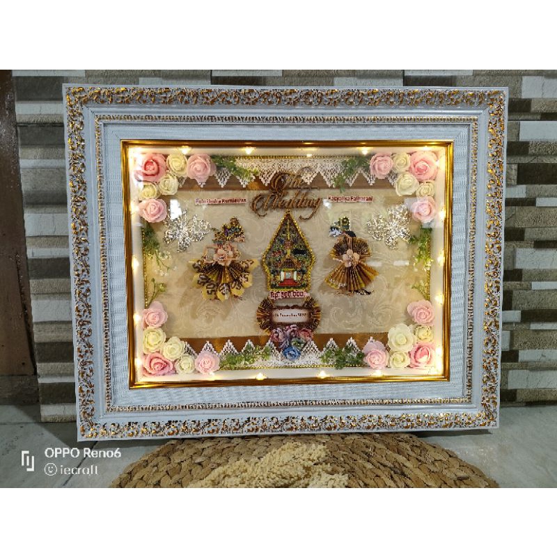 1-2 HARI JADI Mahar Wayang Mahar Murah Mahar Murah Mewah Mahar Pernikahan Wayang Mahar Simpel Mewah ukuran 30x40 cm (dalam)