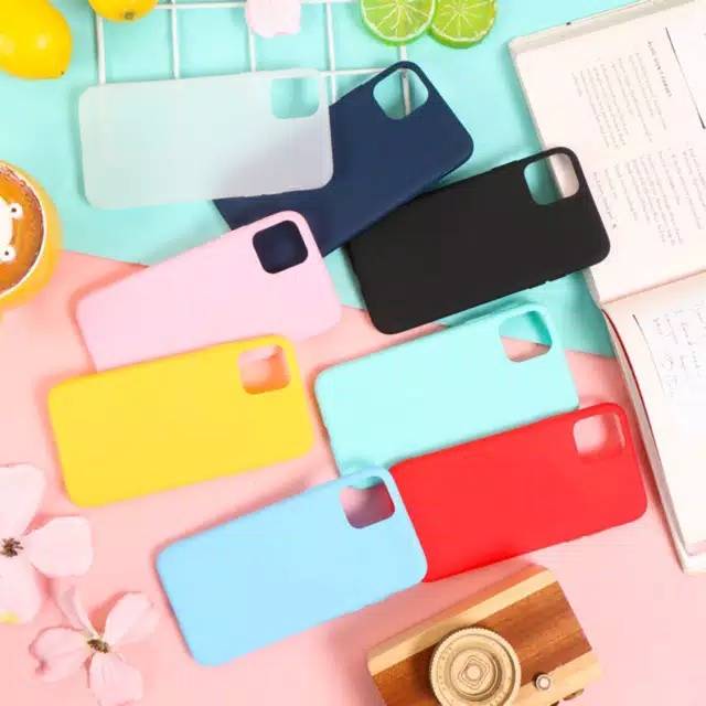 Candy Silicon Case iPhone X XR XS Max 11 Pro Max Casing Colorful Silicone Silikon Jelly Rubber TPU