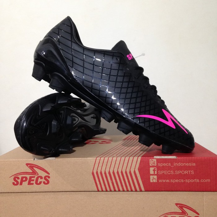 Sepatu Bola Specs Accelerator Exocet FG Black Original