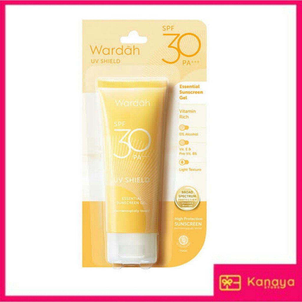 (BISA COD) Wardah UV Shield Essential Sunscreen Gel SPF 35 PA+++