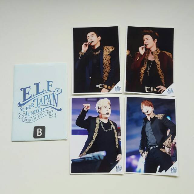 OFFICIAL SUPER JUNIOR ELF JAPAN MEMBERSHIP BENEFIT SIWON, DONGHAE, SHINDONG