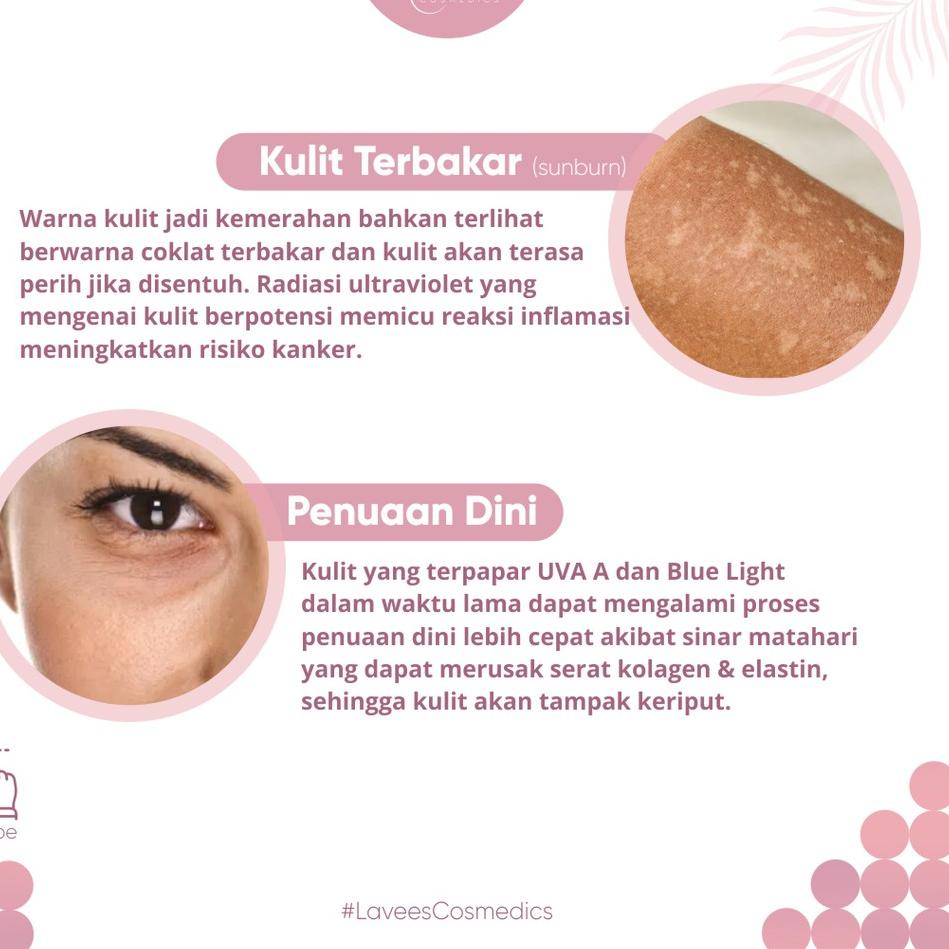 Hot Sale - Lavees Cosmedics - Luminous Physical Sunscreen with PA++++ and SPF 50 Krim Siang Flek Mel