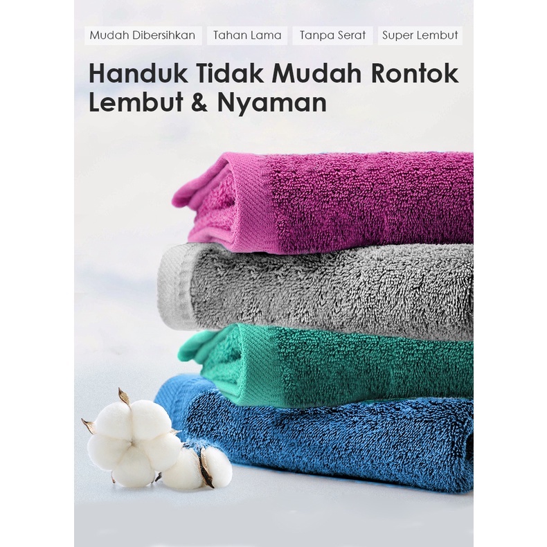 Handuk Mandi Dewasa Ukuran 70x140cm Jumbo Tebal - Handuk Mandi Premium Tebal (H12)