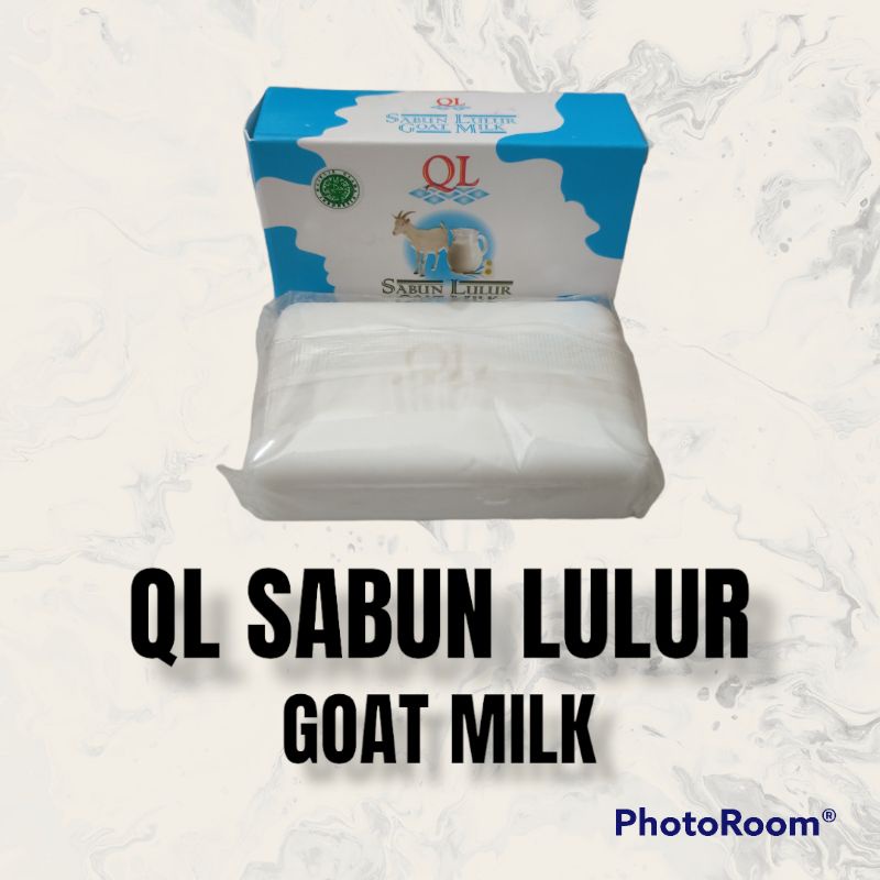 ✨SHASYA✨QL Cosmetic Sabun Lulur Goat Milk | Sabun Putih 100g ✔️BPOM