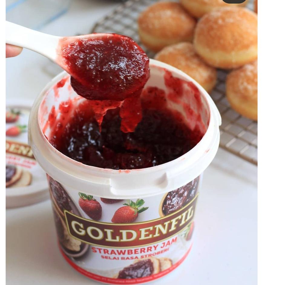 

SA836 Goldenfil Strawberry Jam 1kg - Selai Buah Strawberry 50% Serat Buah dvwt486
