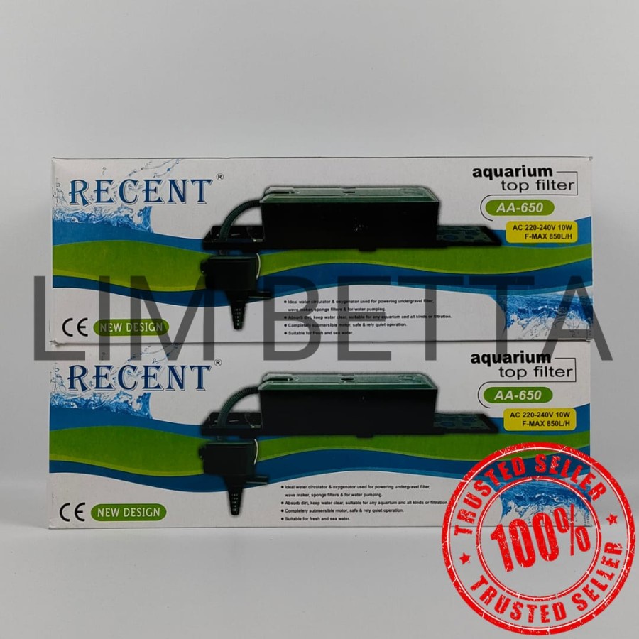 AQUARIUM TOP FILTER RECENT AA-650 / TOP FILTER 3 IN 1 AQUARIUM
