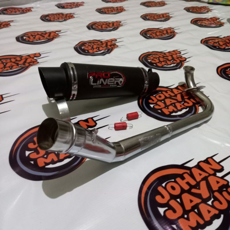 Knalpot Motor Racing Matic Proliner Black Doff Beat FI ESP New Scoopy Spacy Beat Pop Beat Karbu