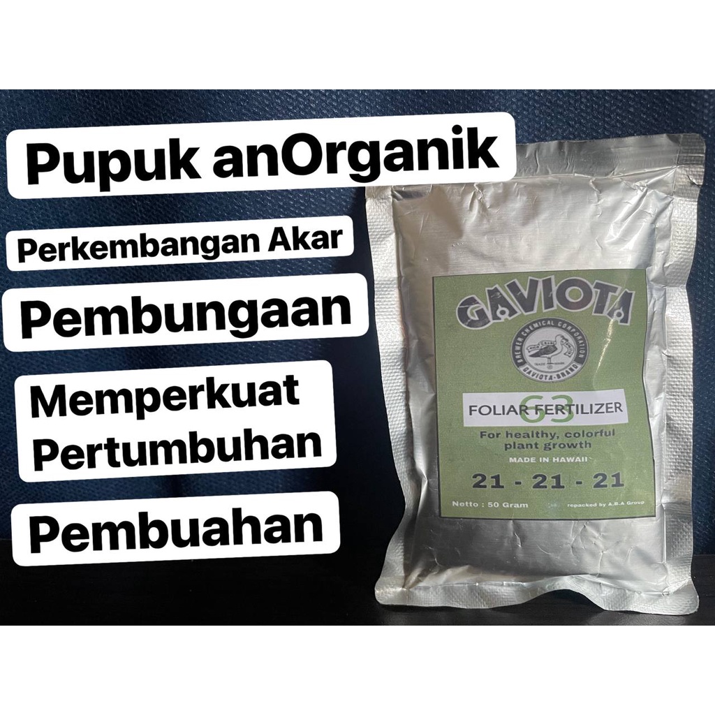 Pupuk Gaviota Pupuk Bunga dan Pertumbuhan