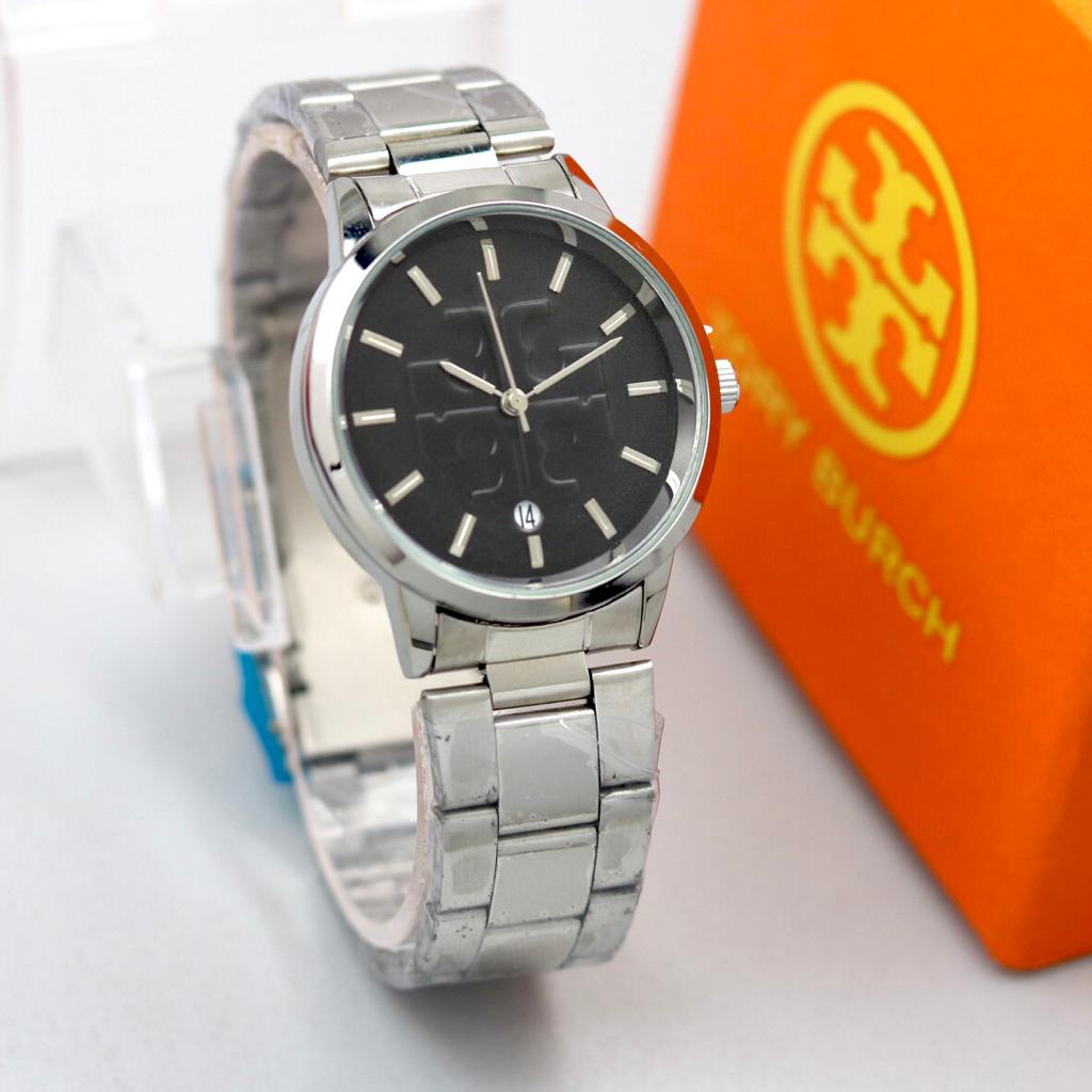 Jam Tangan Fashion Wanita Y3908K Tali Rantai Tanggal Akif Free Box Exclusive &amp; Baterai