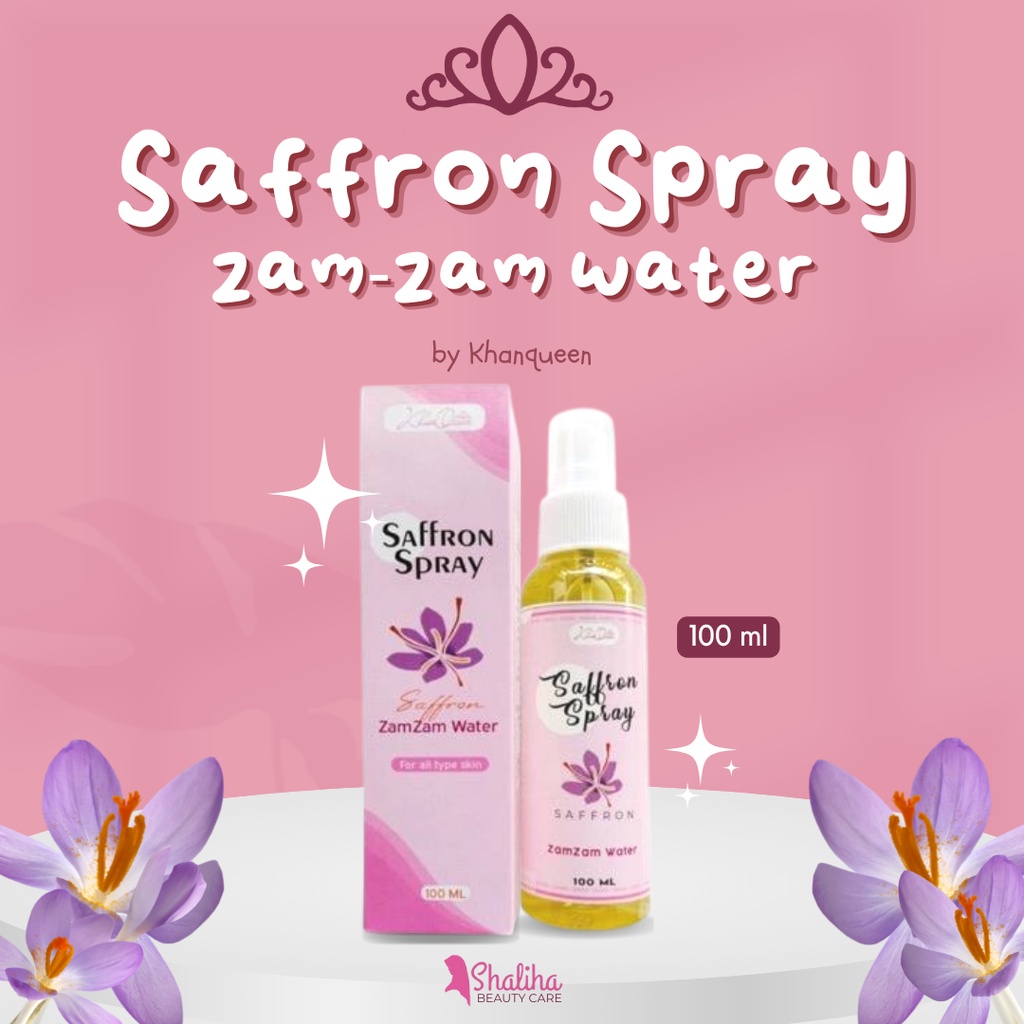 Saffron Spray 100ml Face Mist Toner Saffron By Khanqueen