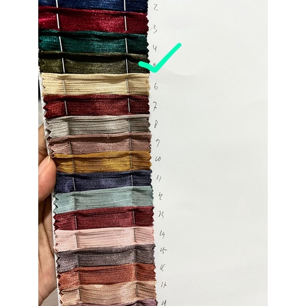 Pashmina Malay Silk Texture Premium Shawl Rayya Silk-Army