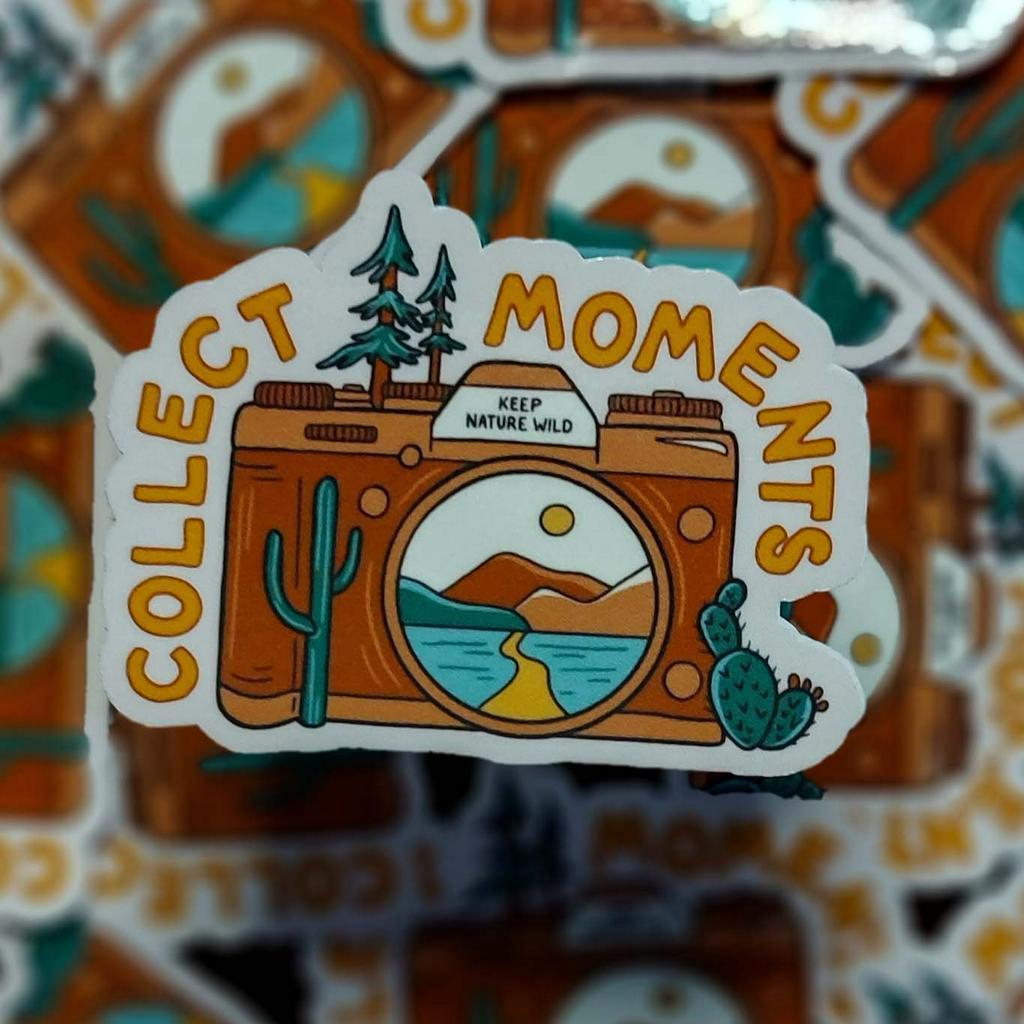 

Sticker Collect Moments Kualitas Anti Air Anti Gores Stiker Lucu - Laptop/ Jurnal/ Tumbler/Koper/Cermin/ Kulkas DLL