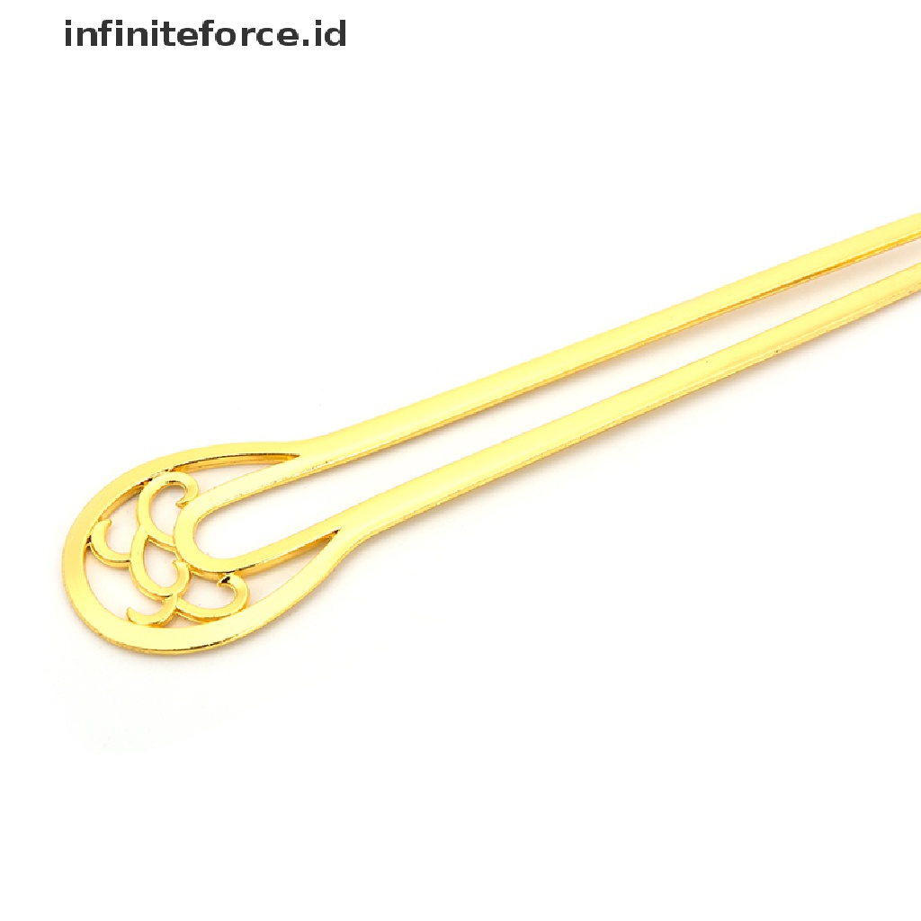 Infiniteforce.id Tusuk Konde Bentuk U Bahan Metal Gaya Retro Untuk Wanita