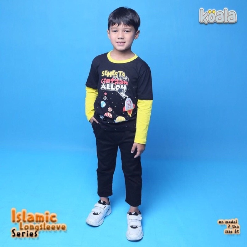 KAOS KOALA ISLAMIC LONG SHIRT SERIES SIZE 4-13 Tahun by hoolahop bumblebee