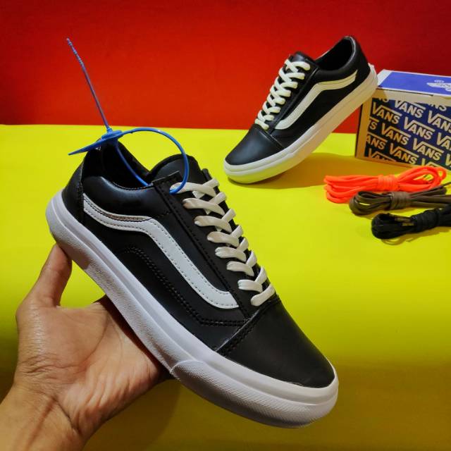 ( BAYAR DITEMPAT ) VANS OLDSKOOL LEATHER OG-VANS TERLARIS WAFFLE DT
