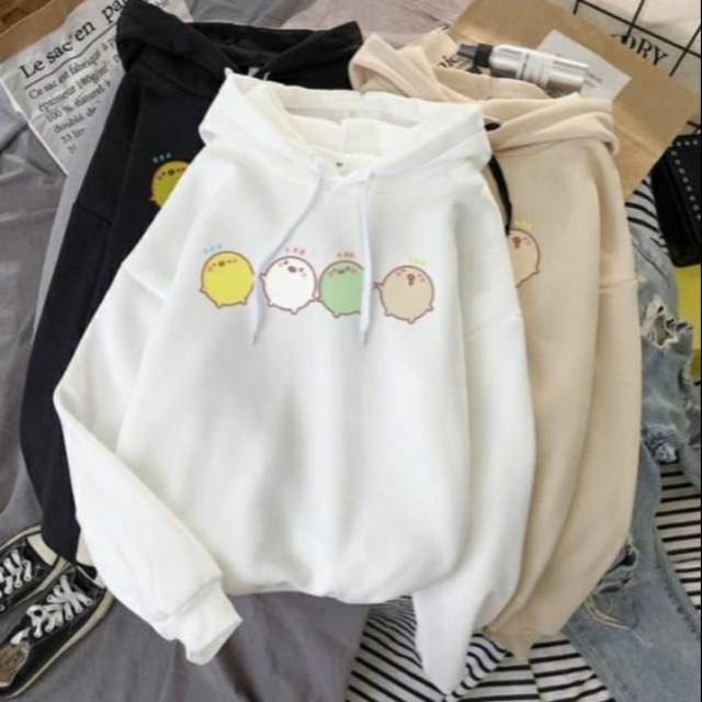 HOODIE LITTLE BABY DUCK / HOODIE WANITA TEBAL