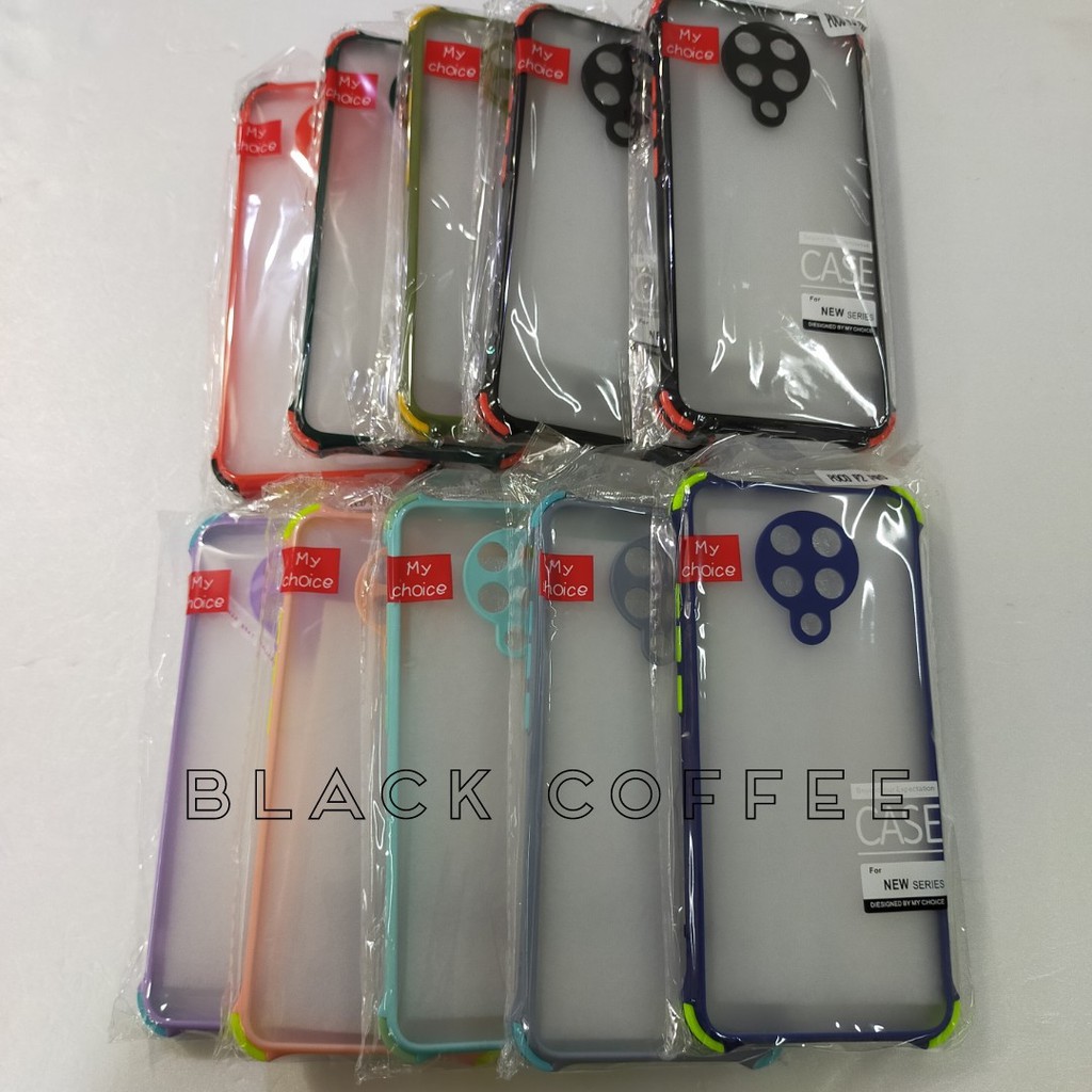 HYBRID COLOUR ANTI CRACK CASE XIAOMI POCO F2 PRO