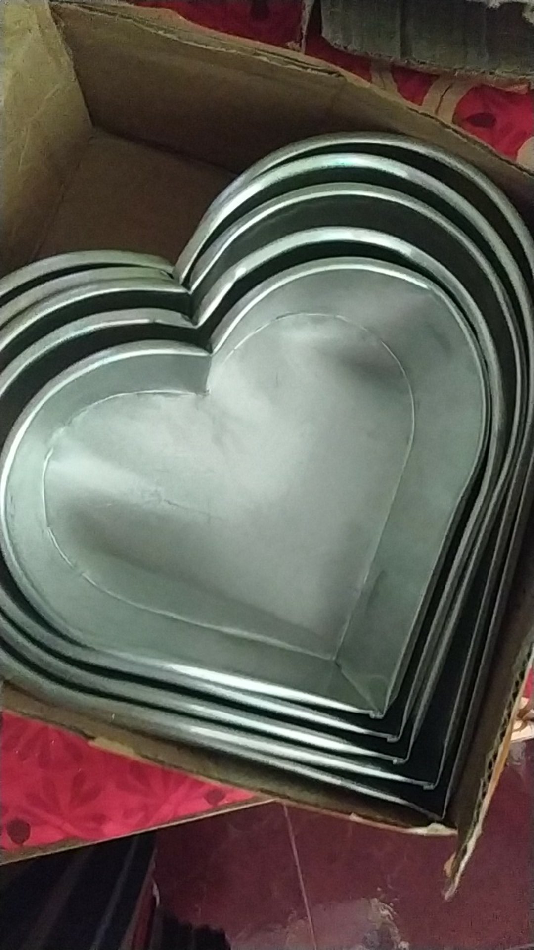 Loyang Hati Aluminium 5 Set