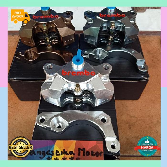 Disk Brake KALIPER BREMBO 2 PISTON PLUS BREKET MIO J-MIO M3-MIO SOUL GT-XEON model orisinil original