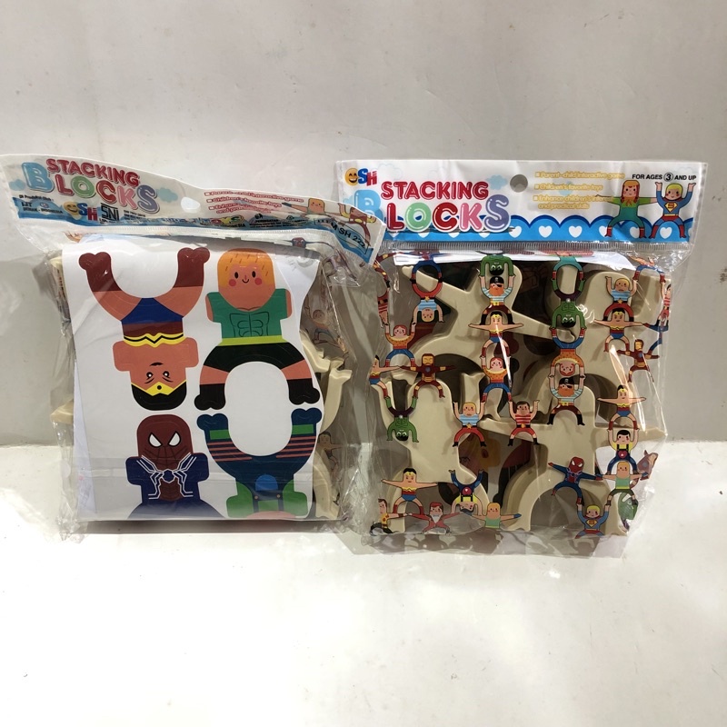 mainan block keseimbangan stacking block