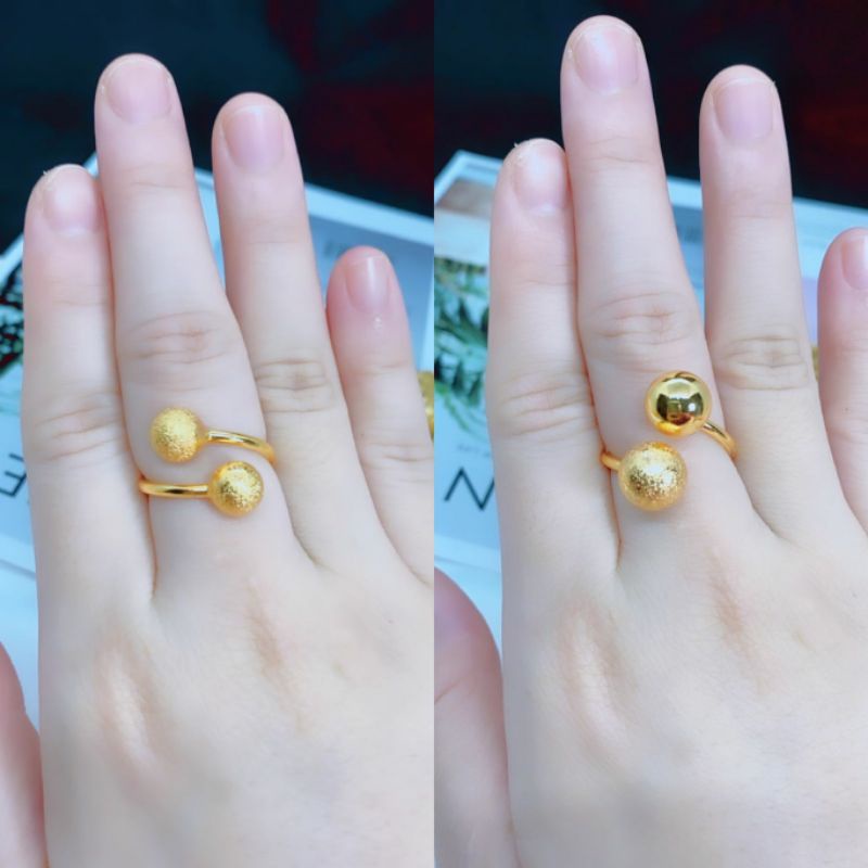Cincin Xuping Boba Gold Perhiasan Kekinian N25082103