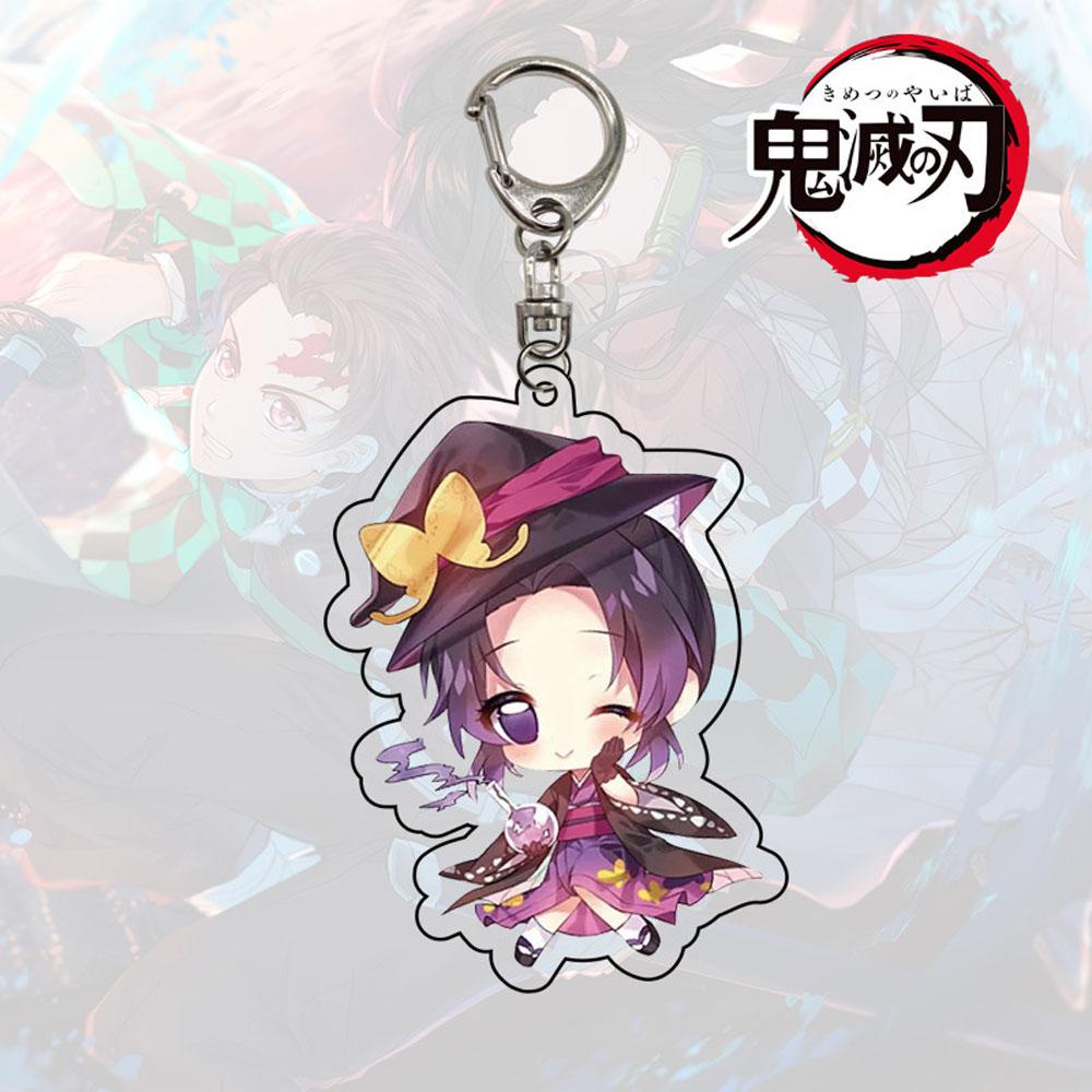 Needway Demon Slayer Gantungan Kunci Zenitsu Anime Jepang Kimetsu No Yaiba Miniatur Inosuke Kyoujurou Key Ring