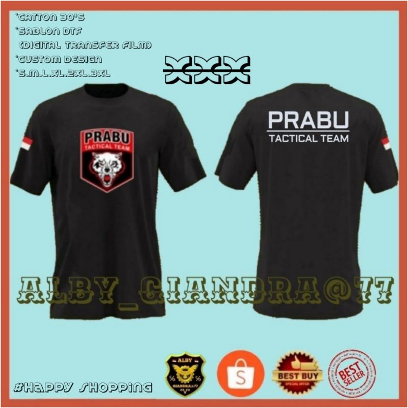 Kaos baju PRABU TACTICAL TEAM