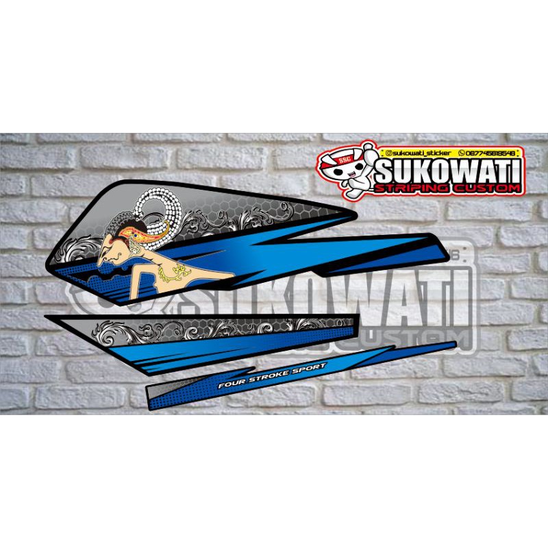 STRIPING GL PRO/ GL MAX WAYANG BATIK