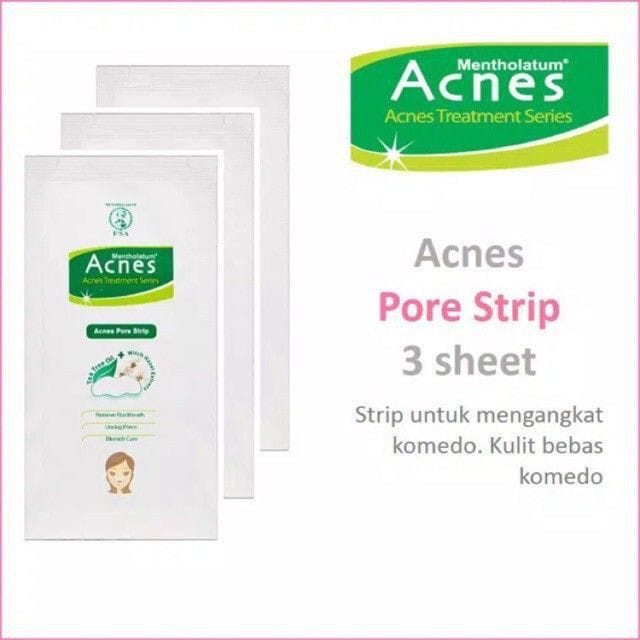 ✿ELYSABETHME✿ ACNES pore strip plester angkat KOMEDO  BPOM kertas untuk white black head