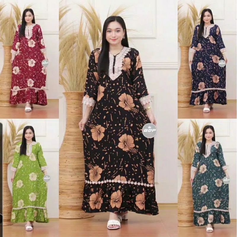 TERBARU | DASTER ARAB LENGAN PANJANG MOTIF | BUSUI RESLTING DEPAN | BAJU TIDUR DASTER ARAB