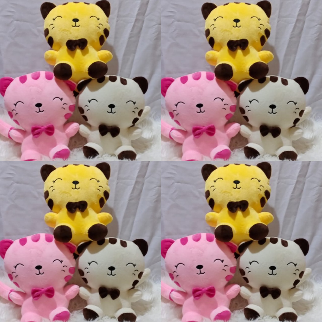 boneka kucing lucu imut ukuran m