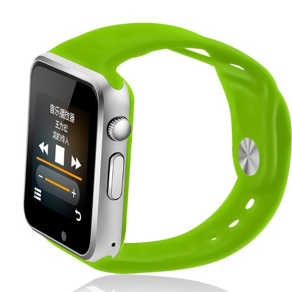 green phone on apple watch