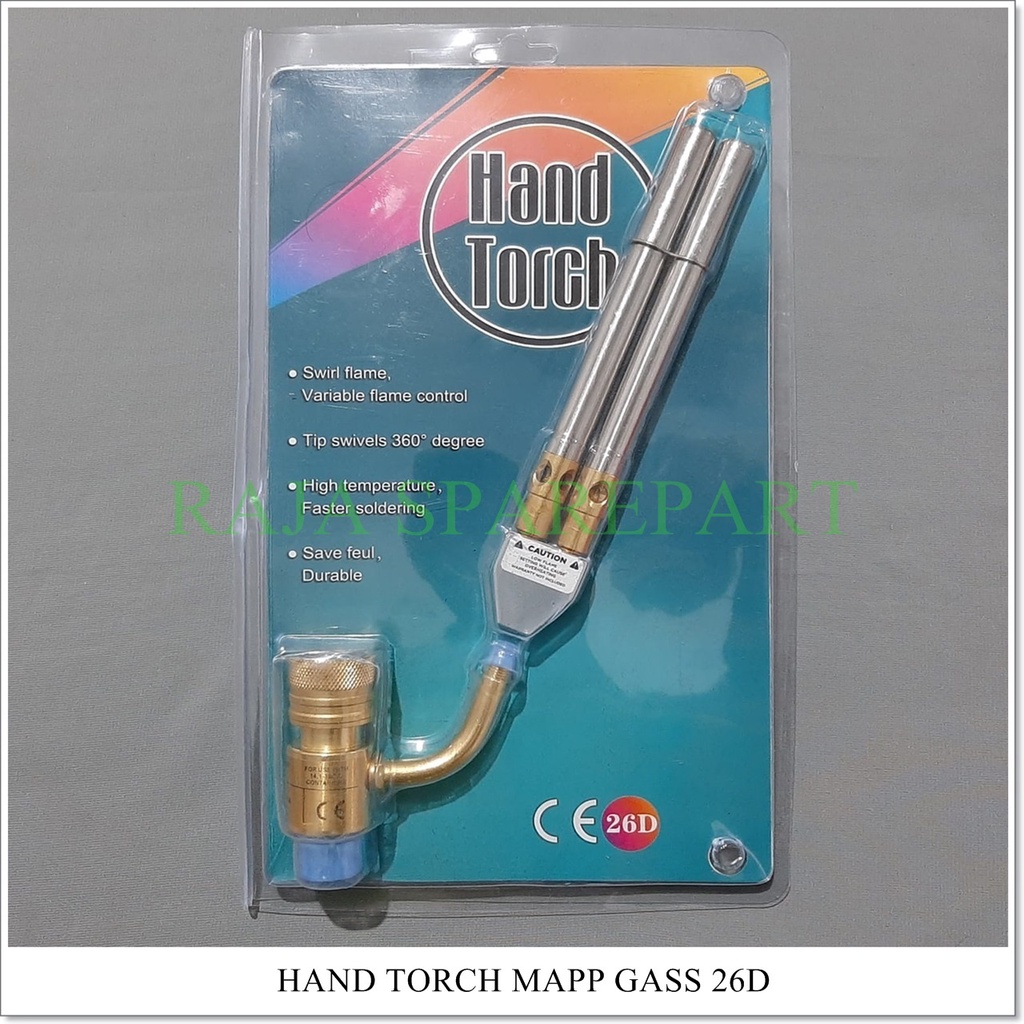 HAND TORCH / ALAT LAS PORTABLE DOUBLE MAPP GAS (26D)