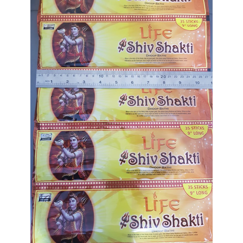 Dupa Hio Shiv Shakti Renteng isi 35 batang By India Life Murah