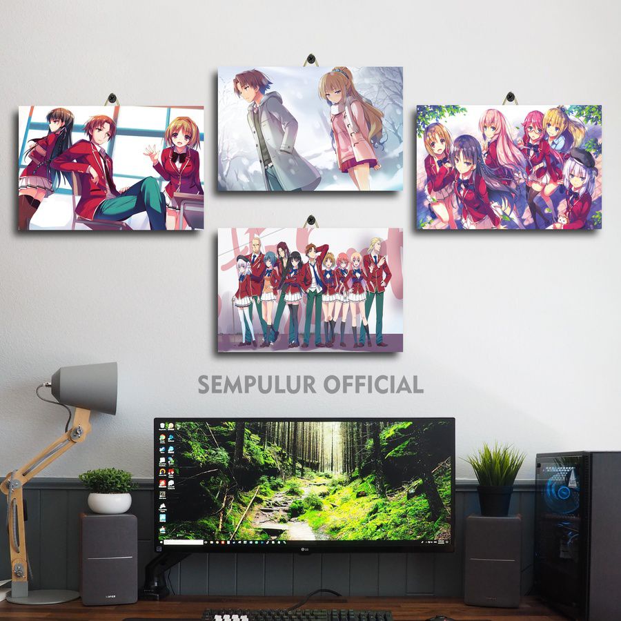 Jual 101-111 HIASAN KAMAR COWO ANIME CLASSROOM OF ELITE CHARACTER 20X30