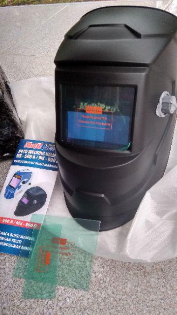 Multipro Helm Kedok Las Otomatis Auto Darking Darkening Mx-500 A Helmet