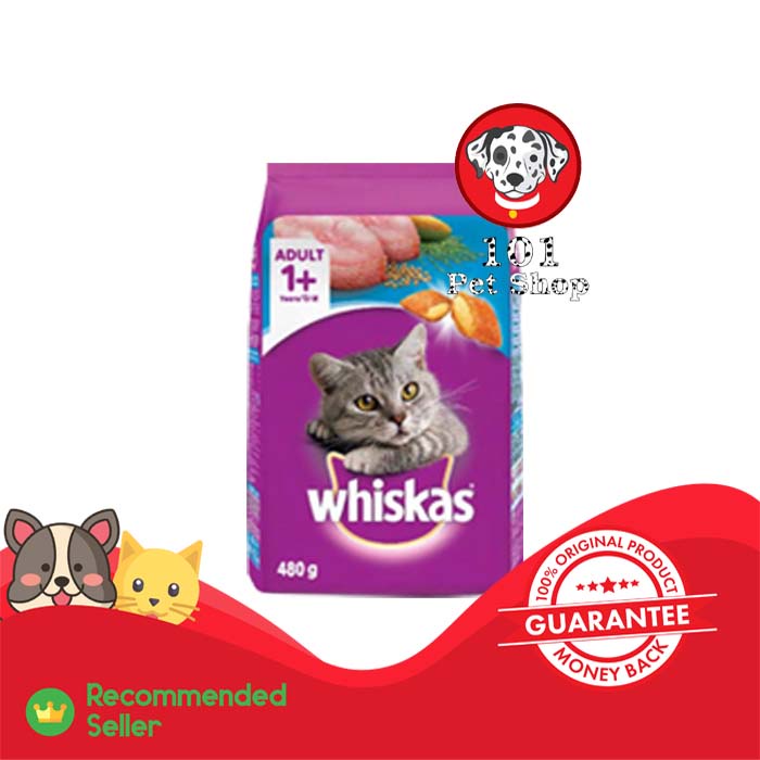 MAKANAN KUCING WHISKAS OCEAN FISH 480GR