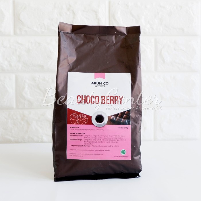 

ARUM CO CHOCO BERRY 500GR / INSTANT DRINK / BUBUK MINUMAN INSTAN EKSKLUSIF