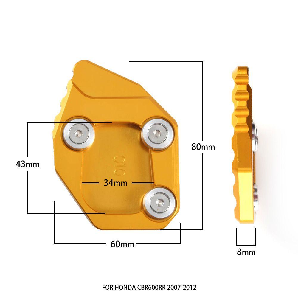 Solighter Stand Pad Kaki Kaca Pembesar Untuk Standar Samping Mobil