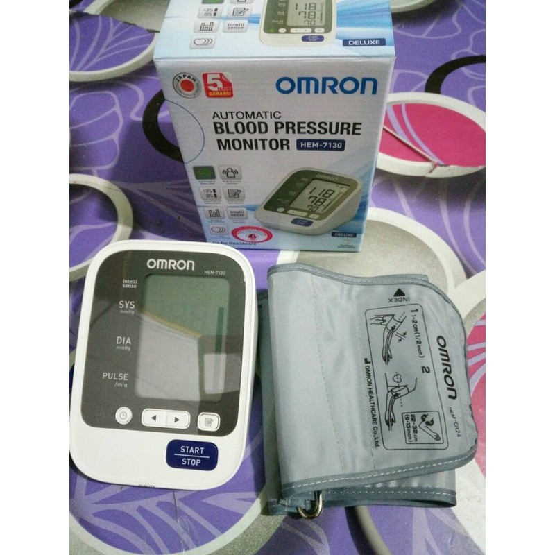 TENSIMETER DIGITAL OMRON HEM 7130 AUTOMATIC BLOOD PRESSURE MONITOR TEKANAN DARAH