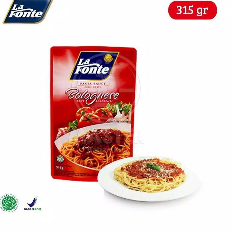 

Code3j3Ix--Saus pasta La Fonte/La Fonte Bolognese 315gr/Saus spagheti bolognese/Pasta Sauce 315gr