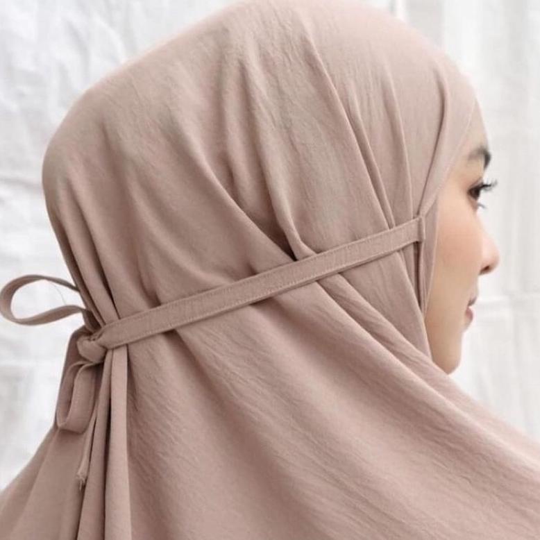Jilbab Bergo Crinkle Airflow / Hijab Bergo Crinkle M / Jilbab Instan Bergo Crinkle