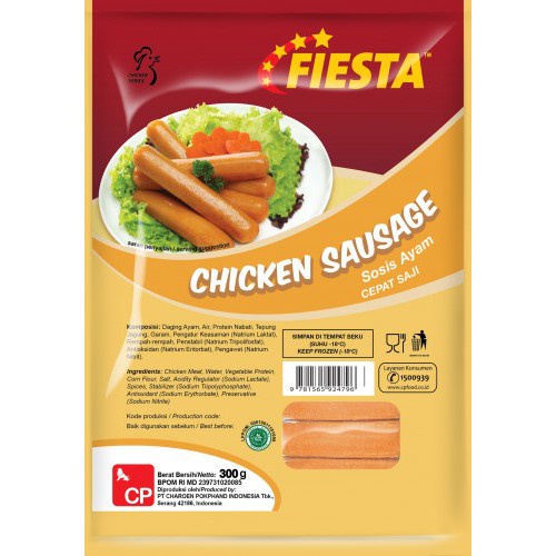 

Fiesta Chicken Sosis Sausage Ayam 300 Gram