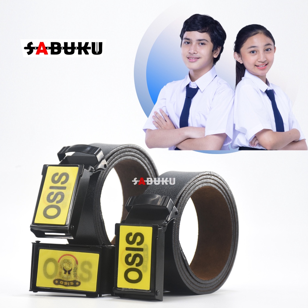 [S&amp;K] Ikat Pinggang Sekolah Anak SD Sabuk Nylon Gesper Sekolah SD-SK067