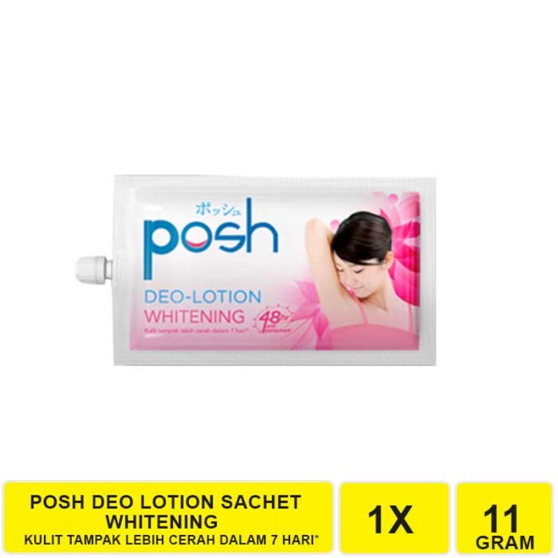 ⭐AJ⭐ POSH DEO LOTION SACHET 11 GRAM | POSH Deodoran Deolotion Whitening / Posh Deodorant Deolotion M