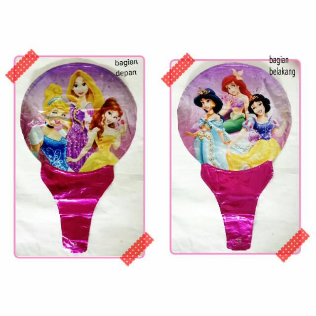 Balon pentungan / balon tongkat karakter princess