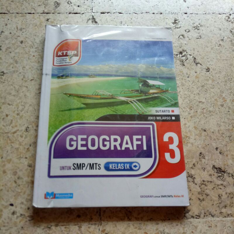 Buku GEOGRAFI 3 SMP Kelas 9 (Bekas)